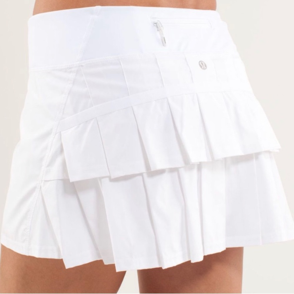 Lululemon Athletica White Mini Skirt